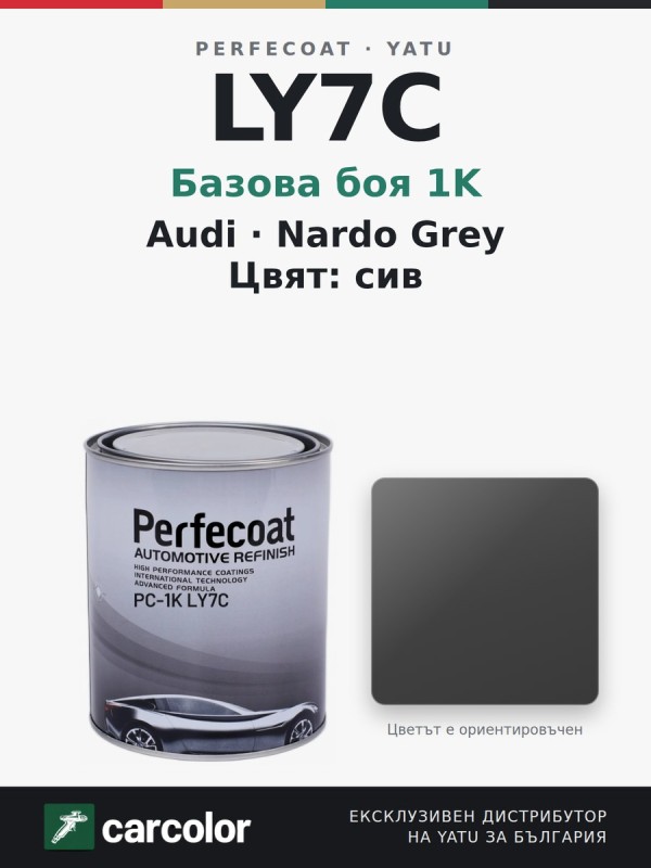 Perfecoat PC-1K Audi LY7C Nardo Grey, сив, 1 л