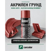 KUDO BU-2102 Акрилен грунд за черни и цветни метали, червено-кафяв, 400 мл