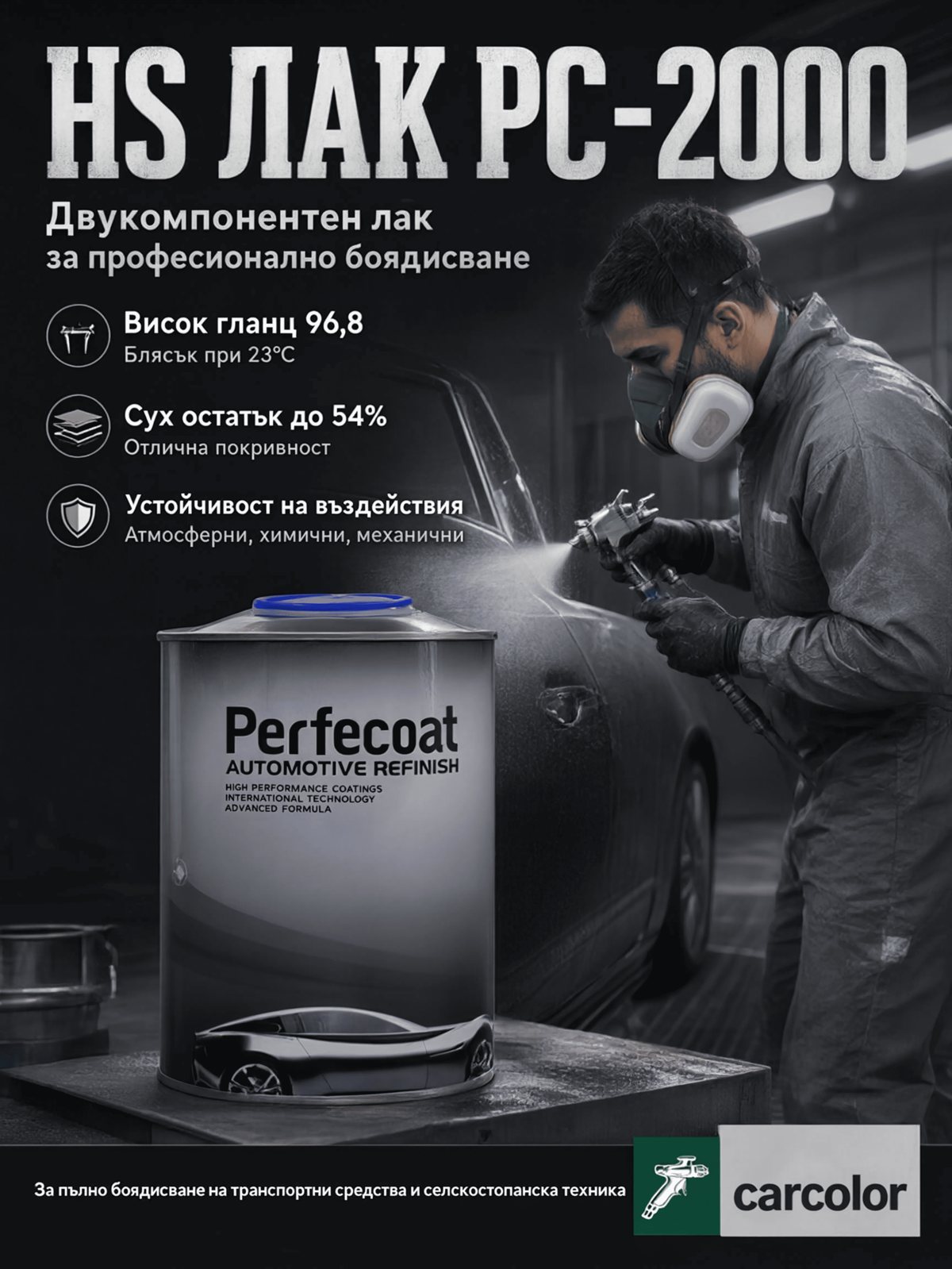 Perfecoat PC-2000 HS лак 2K